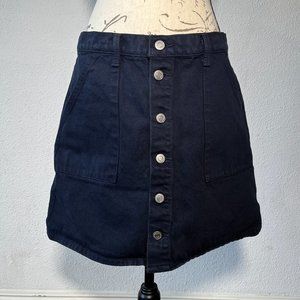 Lucky Brand Navy Denim Skirt